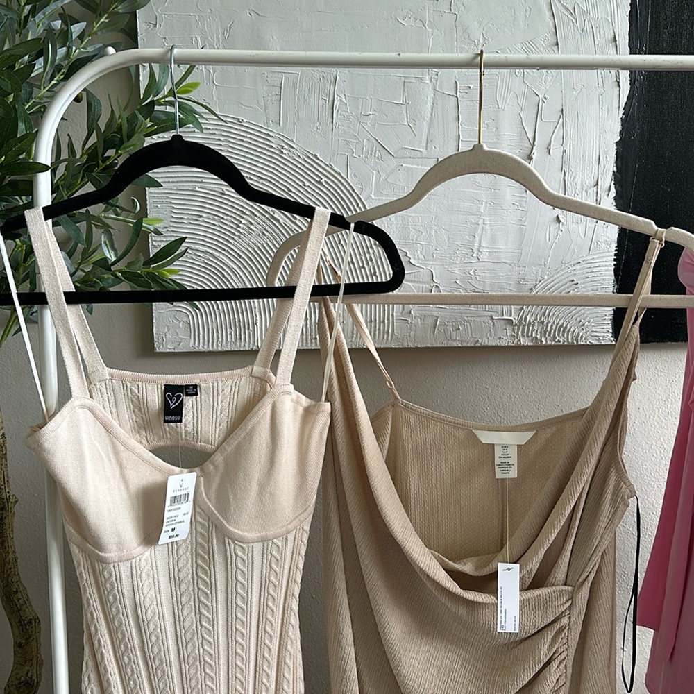 Tan Dresses